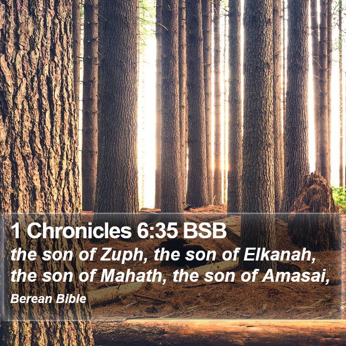 1 Chronicles 6:35 BSB Bible Study