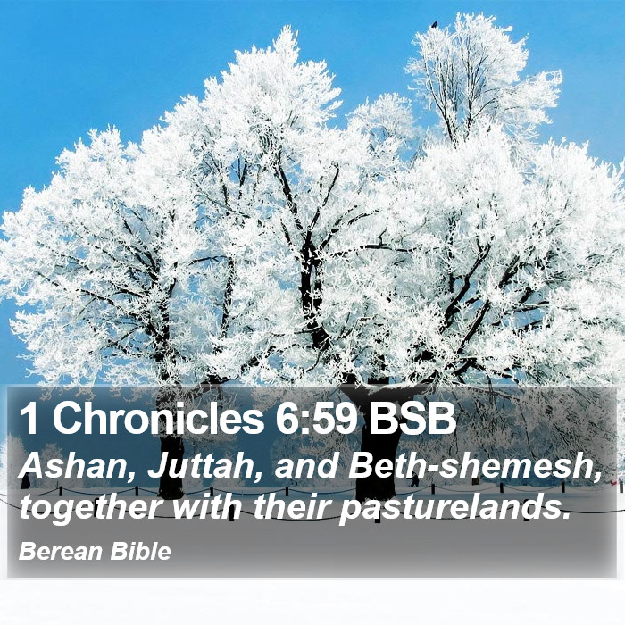 1 Chronicles 6:59 BSB Bible Study