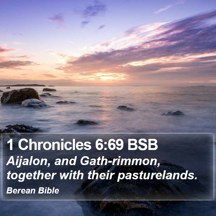 1 Chronicles 6:69 BSB Bible Study