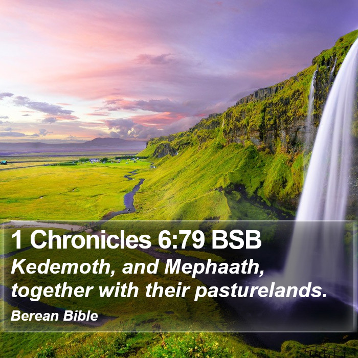 1 Chronicles 6:79 BSB Bible Study