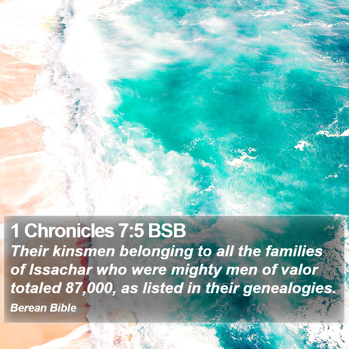 1 Chronicles 7:5 BSB Bible Study