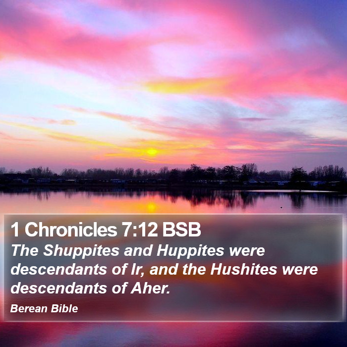 1 Chronicles 7:12 BSB Bible Study