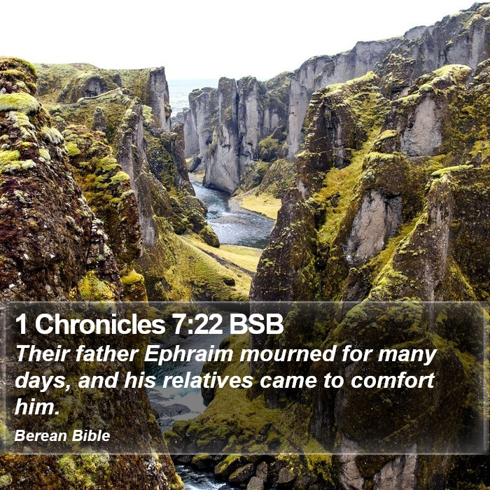 1 Chronicles 7:22 BSB Bible Study