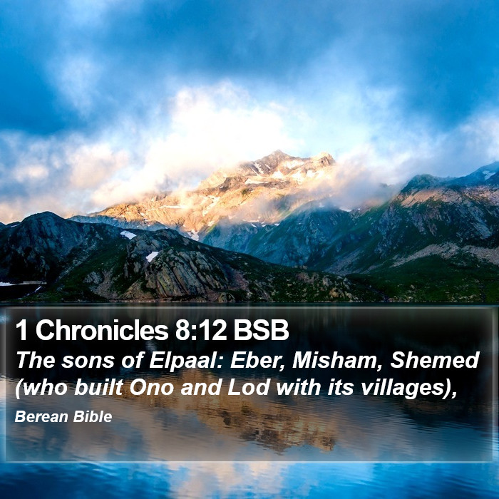 1 Chronicles 8:12 BSB Bible Study