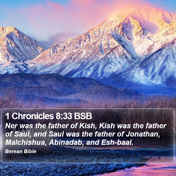 1 Chronicles 8:33 BSB Bible Study