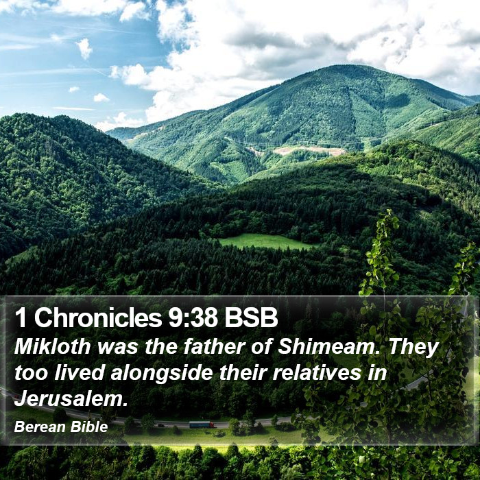 1 Chronicles 9:38 BSB Bible Study