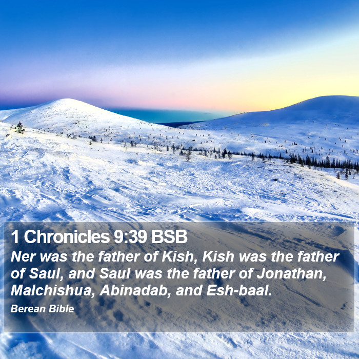 1 Chronicles 9:39 BSB Bible Study