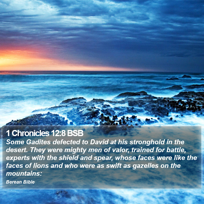 1 Chronicles 12:8 BSB Bible Study