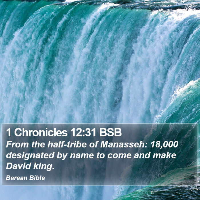 1 Chronicles 12:31 BSB Bible Study