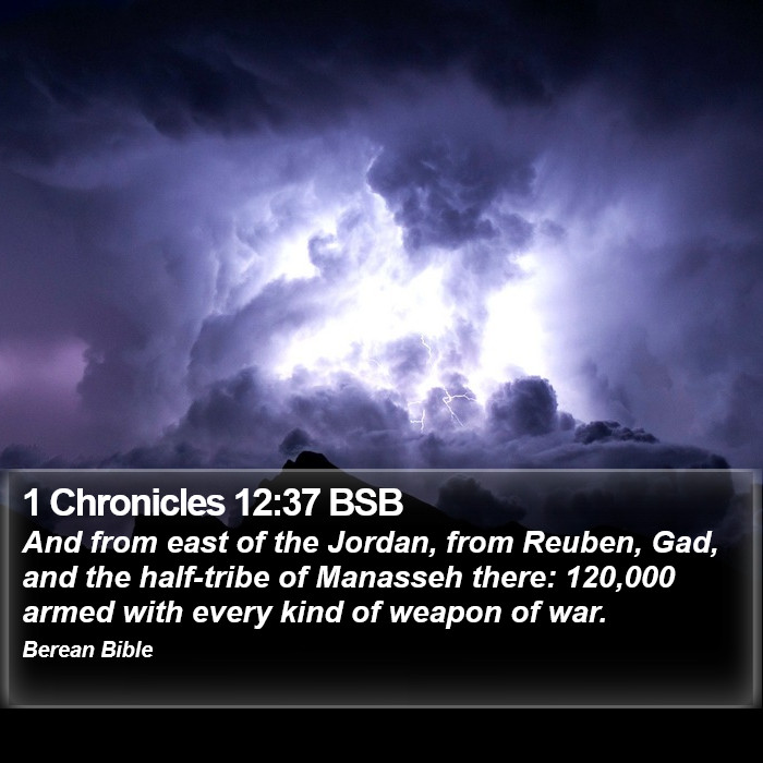 1 Chronicles 12:37 BSB Bible Study