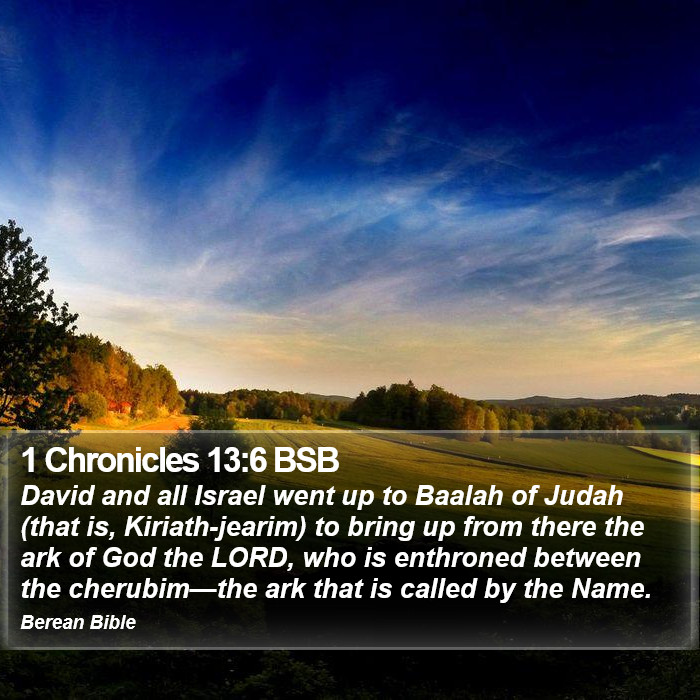 1 Chronicles 13:6 BSB Bible Study