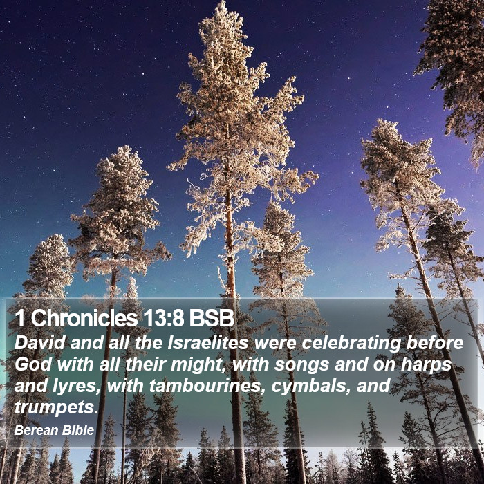 1 Chronicles 13:8 BSB Bible Study