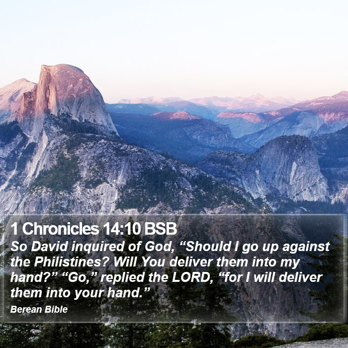 1 Chronicles 14:10 BSB Bible Study