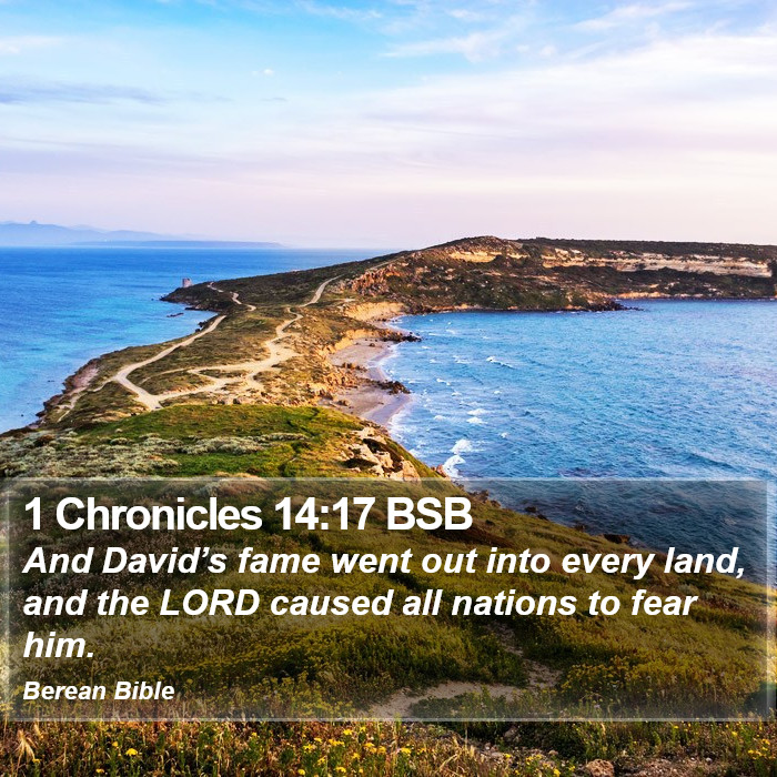 1 Chronicles 14:17 BSB Bible Study