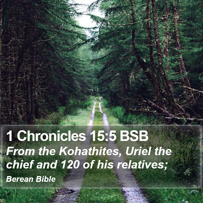 1 Chronicles 15:5 BSB Bible Study