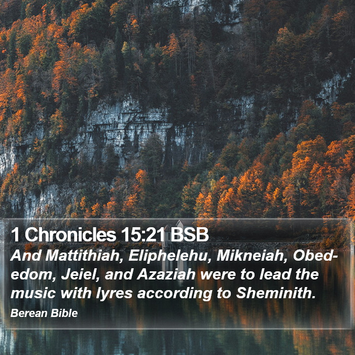 1 Chronicles 15:21 BSB Bible Study