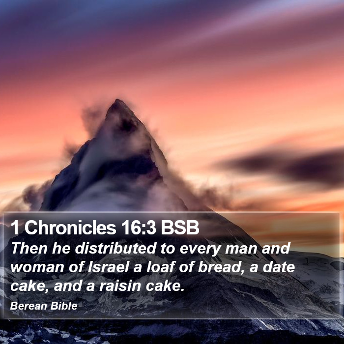 1 Chronicles 16:3 BSB Bible Study