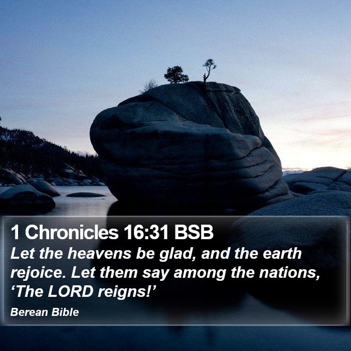 1 Chronicles 16:31 BSB Bible Study