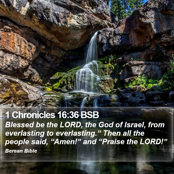 1 Chronicles 16:36 BSB Bible Study