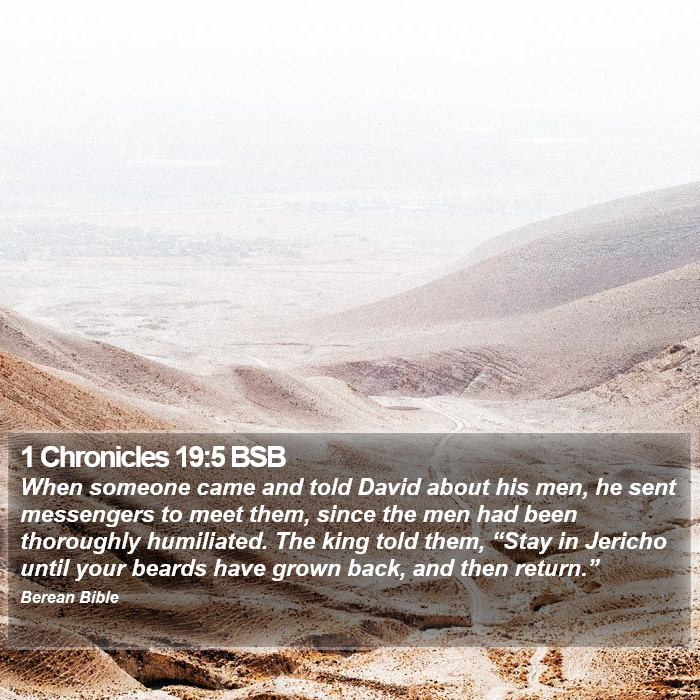 1 Chronicles 19:5 BSB Bible Study