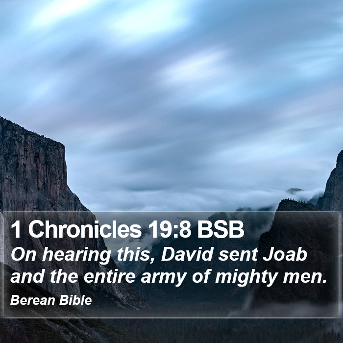 1 Chronicles 19:8 BSB Bible Study