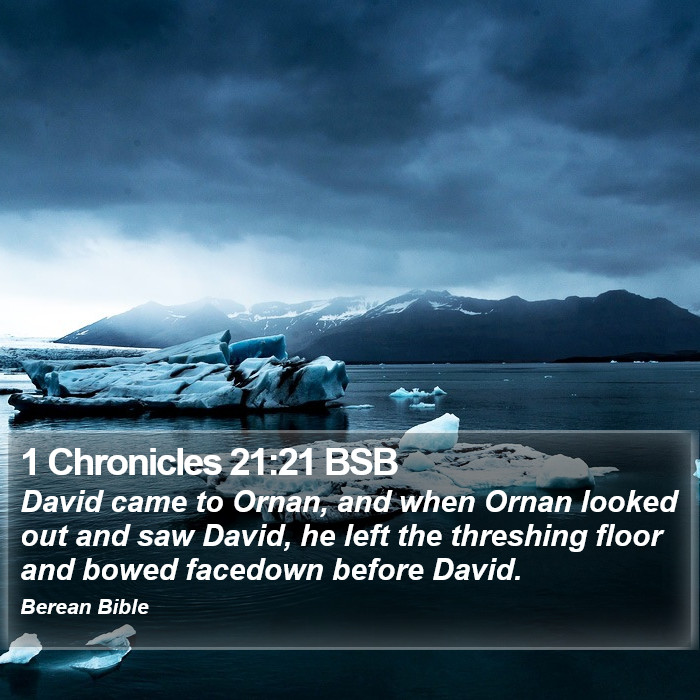 1 Chronicles 21:21 BSB Bible Study