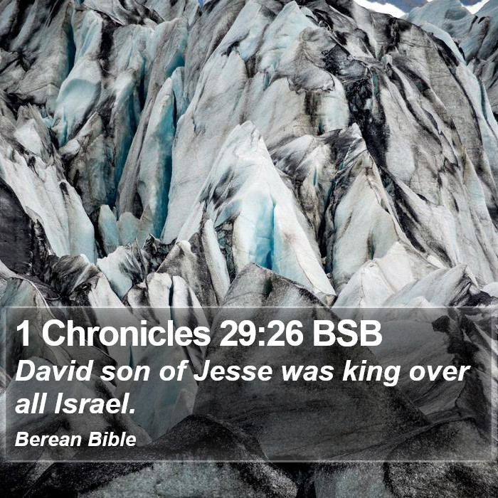 1 Chronicles 29:26 BSB Bible Study