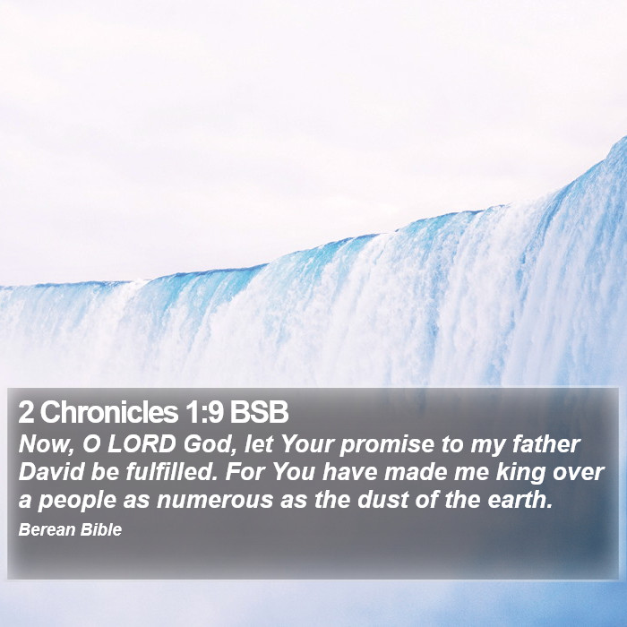 2 Chronicles 1:9 BSB Bible Study