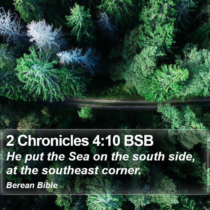 2 Chronicles 4:10 BSB Bible Study