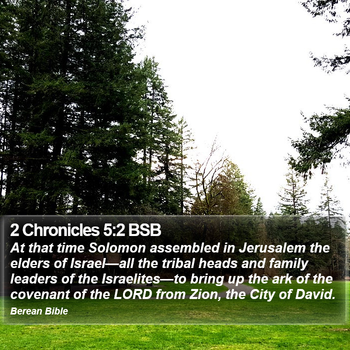 2 Chronicles 5:2 BSB Bible Study