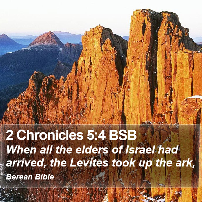 2 Chronicles 5:4 BSB Bible Study