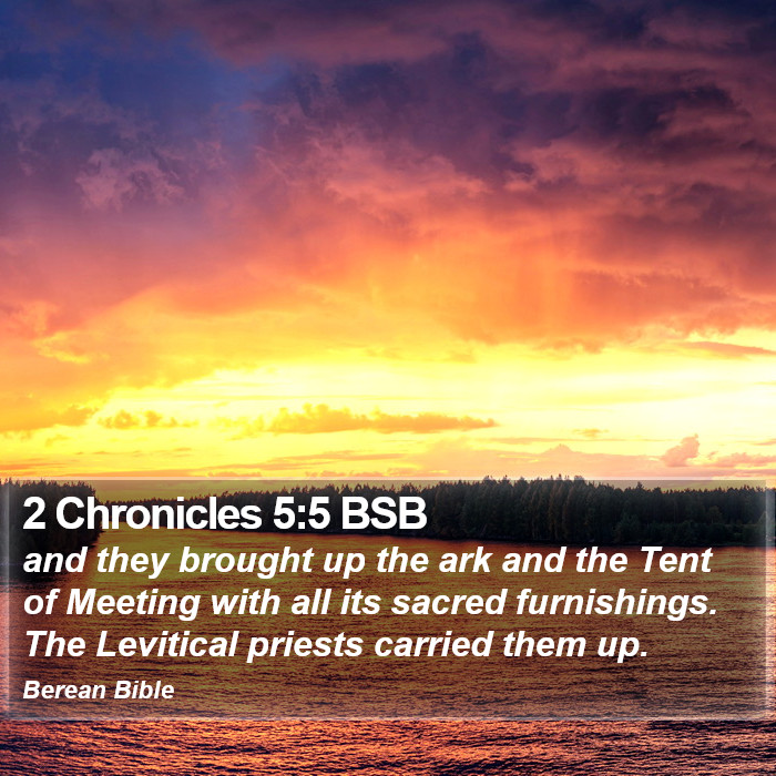 2 Chronicles 5:5 BSB Bible Study