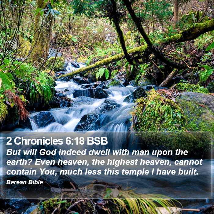 2 Chronicles 6:18 BSB Bible Study