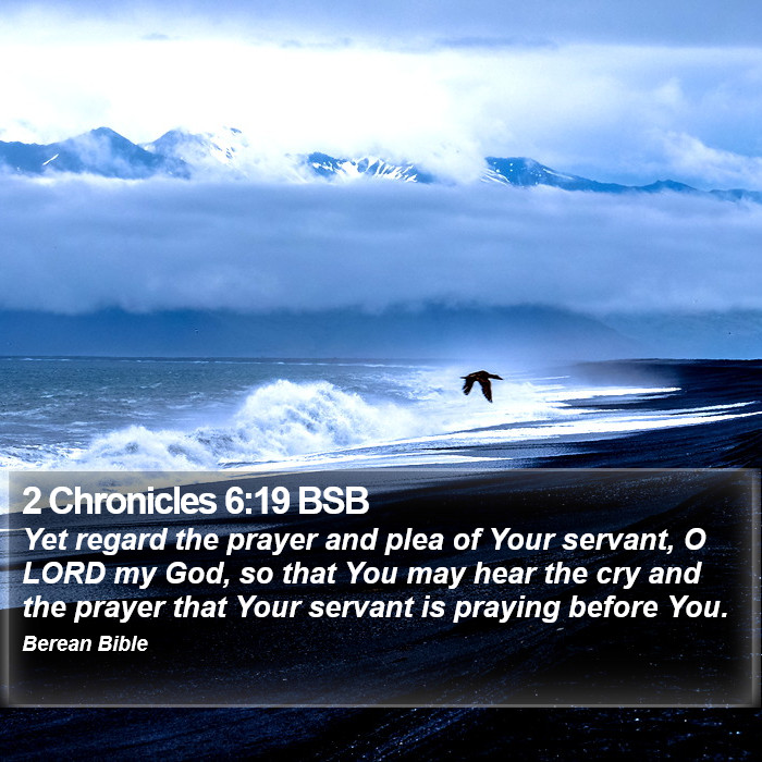 2 Chronicles 6:19 BSB Bible Study