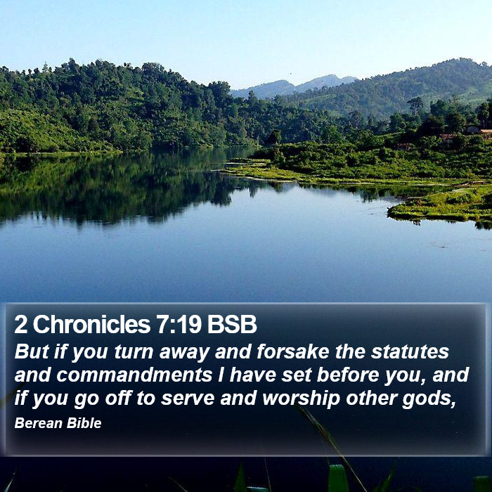 2 Chronicles 7:19 BSB Bible Study