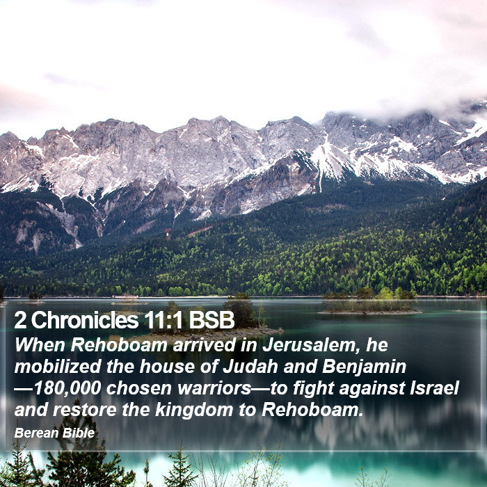 2 Chronicles 11:1 BSB Bible Study