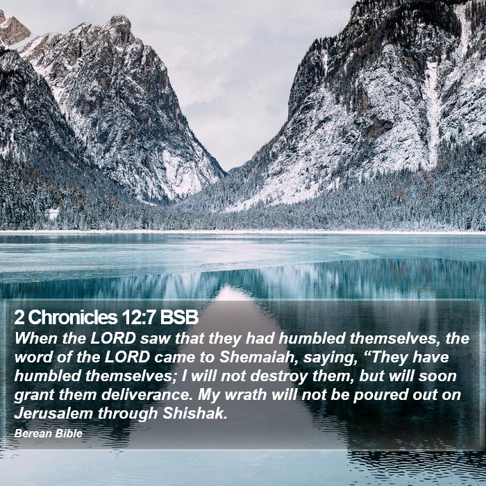 2 Chronicles 12:7 BSB Bible Study