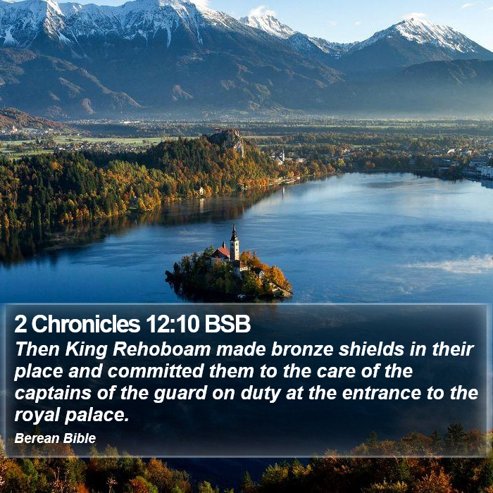 2 Chronicles 12:10 BSB Bible Study