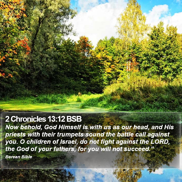 2 Chronicles 13:12 BSB Bible Study