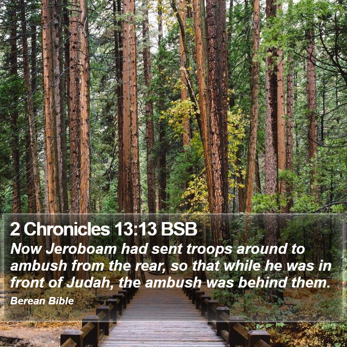 2 Chronicles 13:13 BSB Bible Study