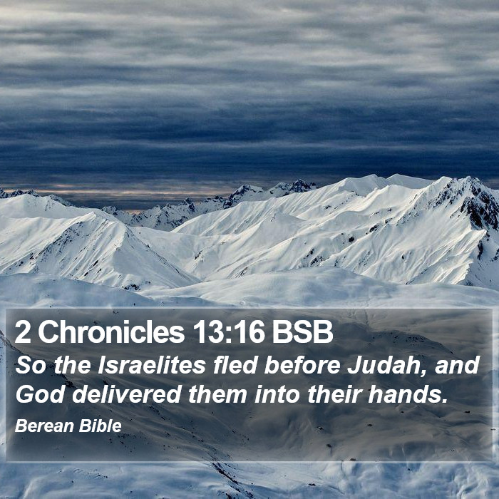 2 Chronicles 13:16 BSB Bible Study