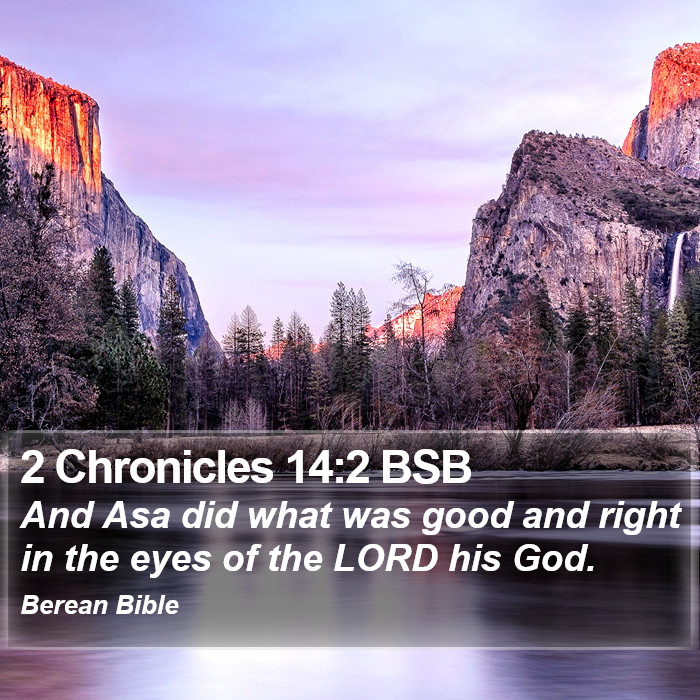 2 Chronicles 14:2 BSB Bible Study