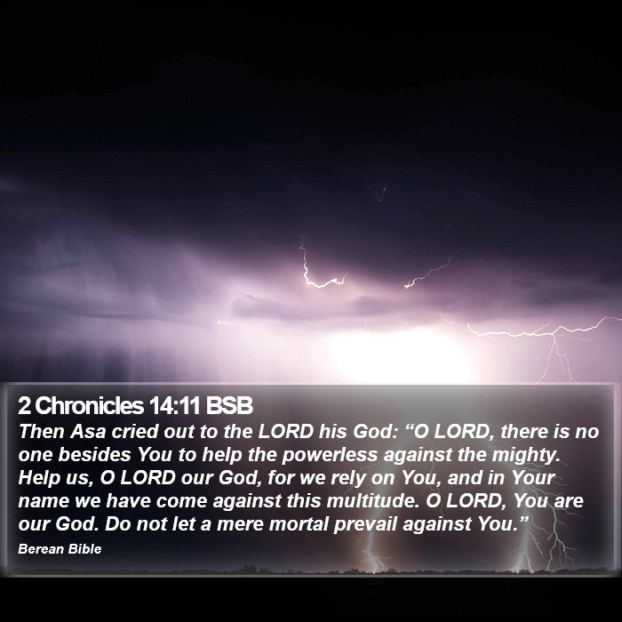 2 Chronicles 14:11 BSB Bible Study