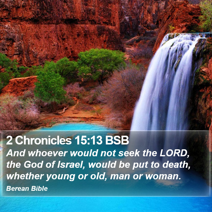 2 Chronicles 15:13 BSB Bible Study