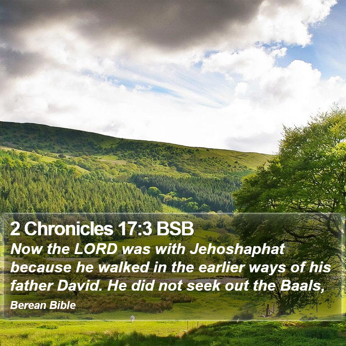 2 Chronicles 17:3 BSB Bible Study