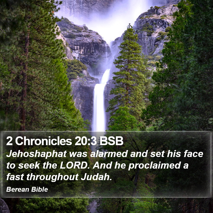 2 Chronicles 20:3 BSB Bible Study