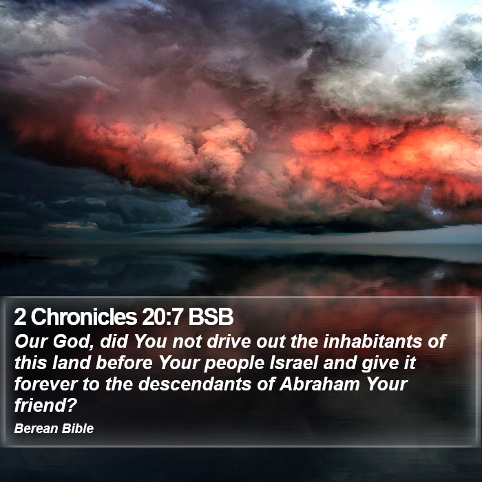 2 Chronicles 20:7 BSB Bible Study