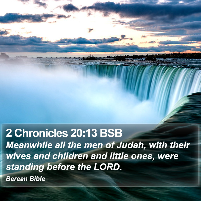 2 Chronicles 20:13 BSB Bible Study