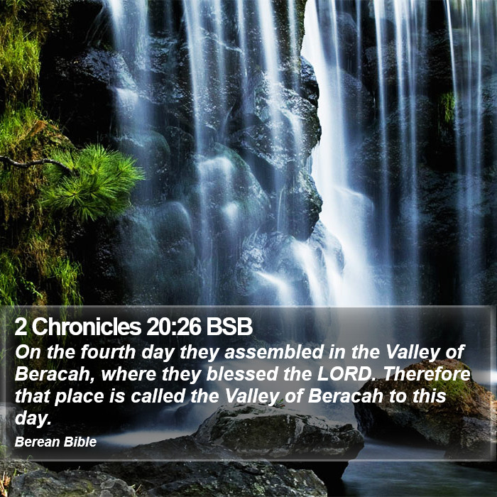 2 Chronicles 20:26 BSB Bible Study