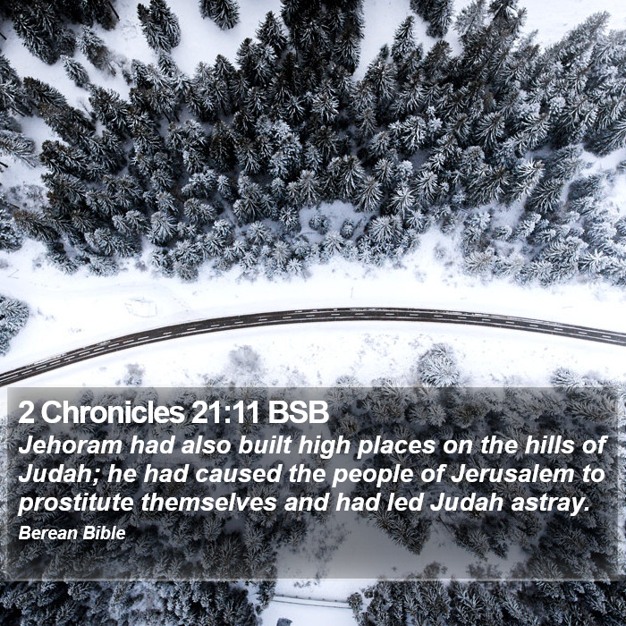 2 Chronicles 21:11 BSB Bible Study